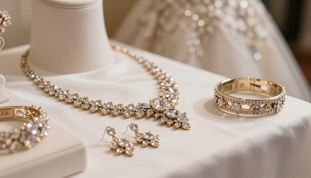 lightweight wedding jewellery