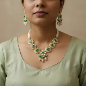 royal-green-kundan-necklace-set