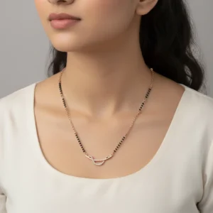 Modern AD Diamond Delicate Mangalsutra