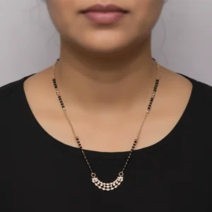 Simple AD Diamond Mangalsutra