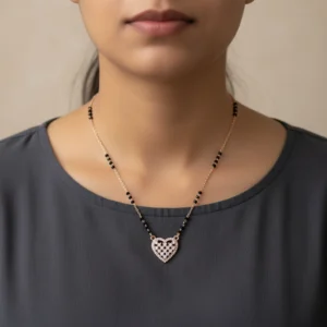 Diamond Heart AD Mangalsutra